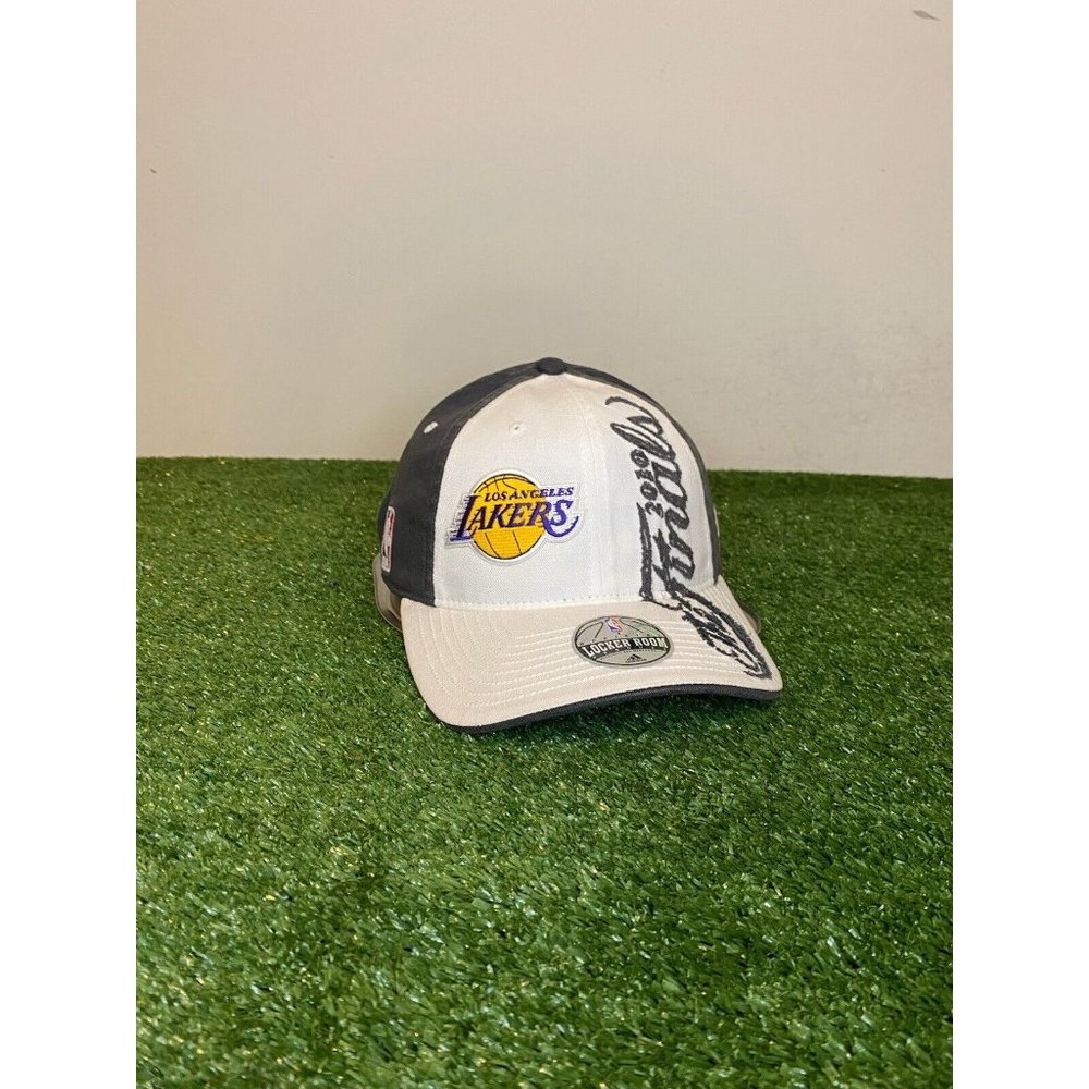 Retro adidas Los Angeles Laker 2010 NBA Final Locker Room OSFA fitted hat NWT - Picture 2 of 12